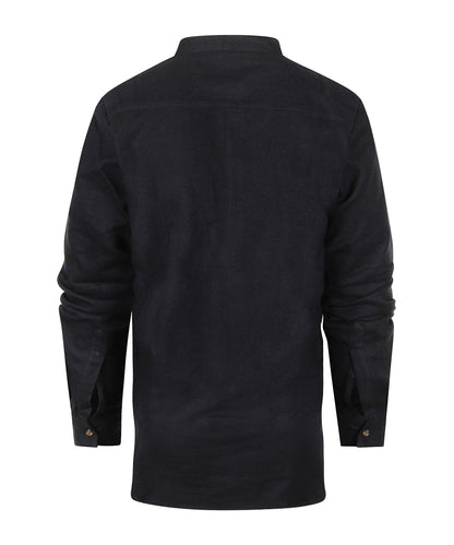 Grandfather Shirt | Navy
