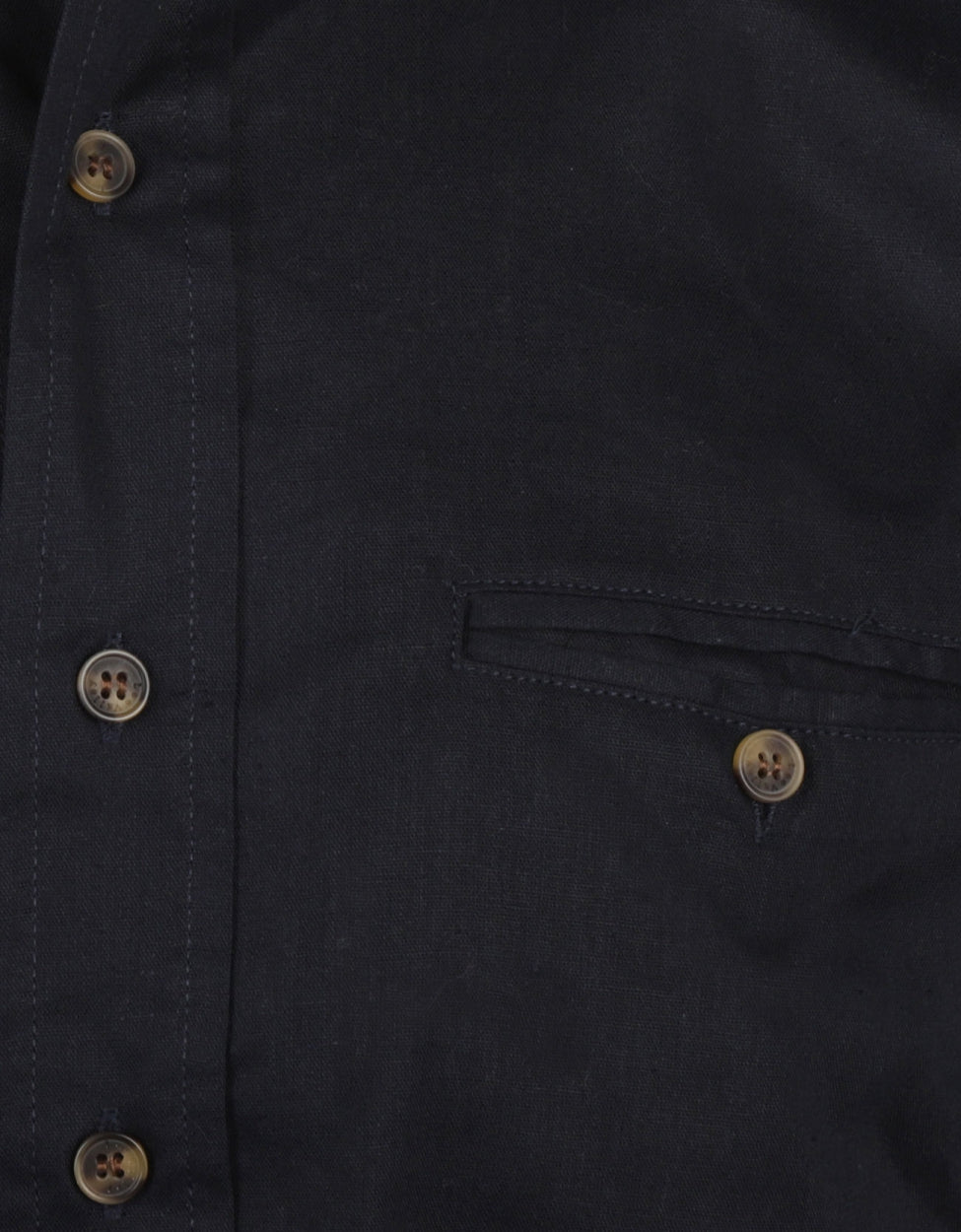 Linnen Shirt | Donkerblauw
