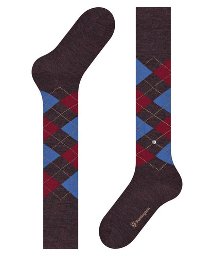Edinburgh Men's Knee Socks | Purple