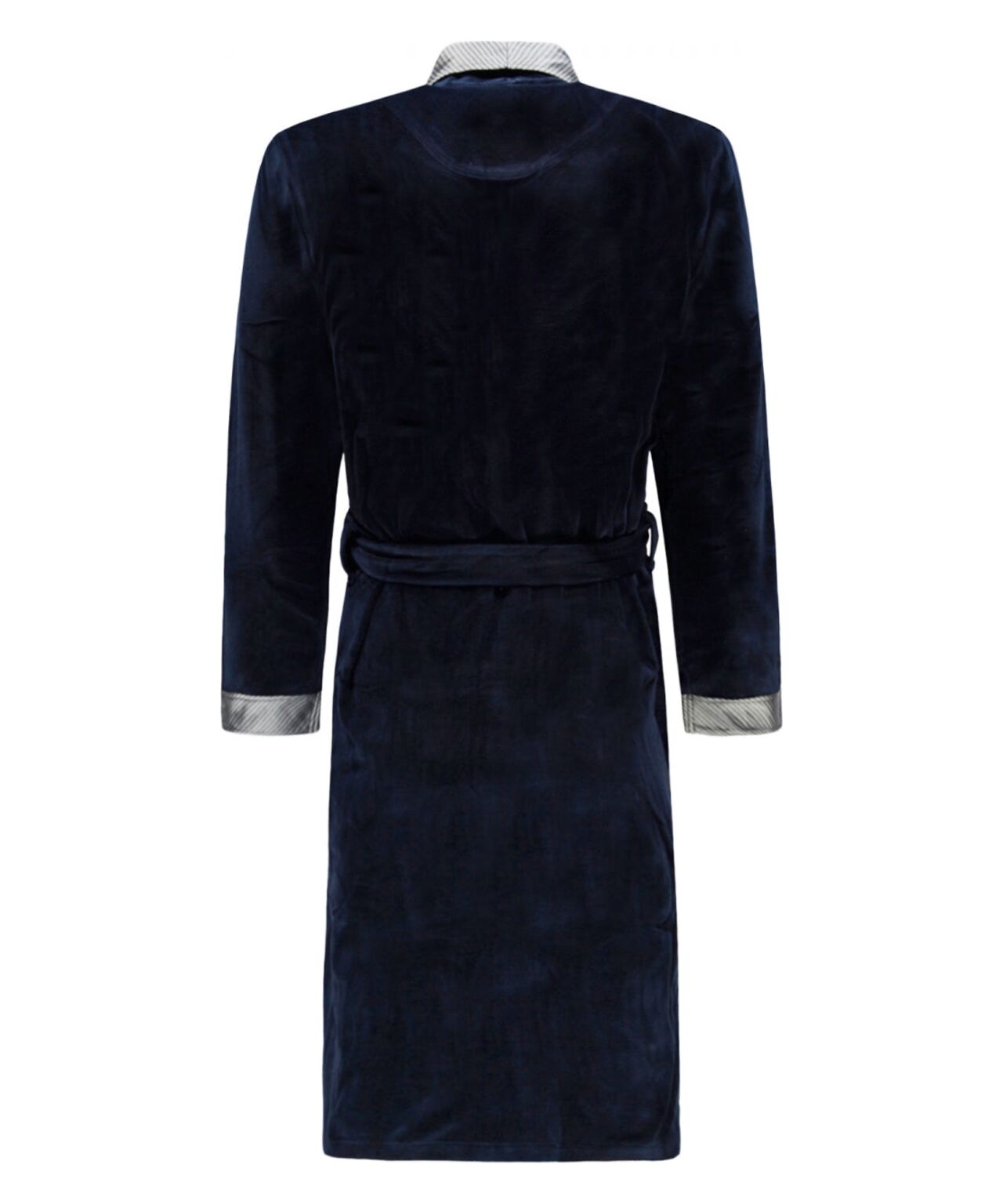 Terrycloth dressing gown | Navy Blue