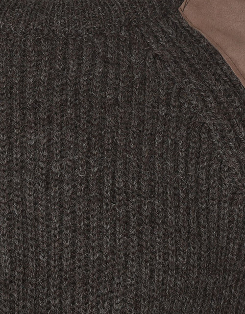 Pullover Swaledale Wol ronde hals | Bruin
