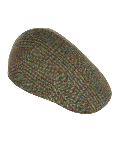 Wollen Soft Cap | Groen Ruit