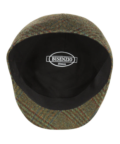 Wollen Soft Cap | Groen Ruit