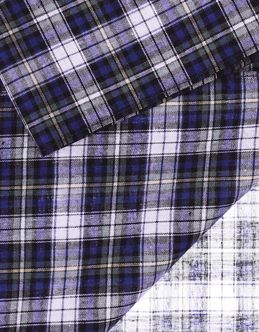 Ruit Zakdoek los | Blauw Klassiek