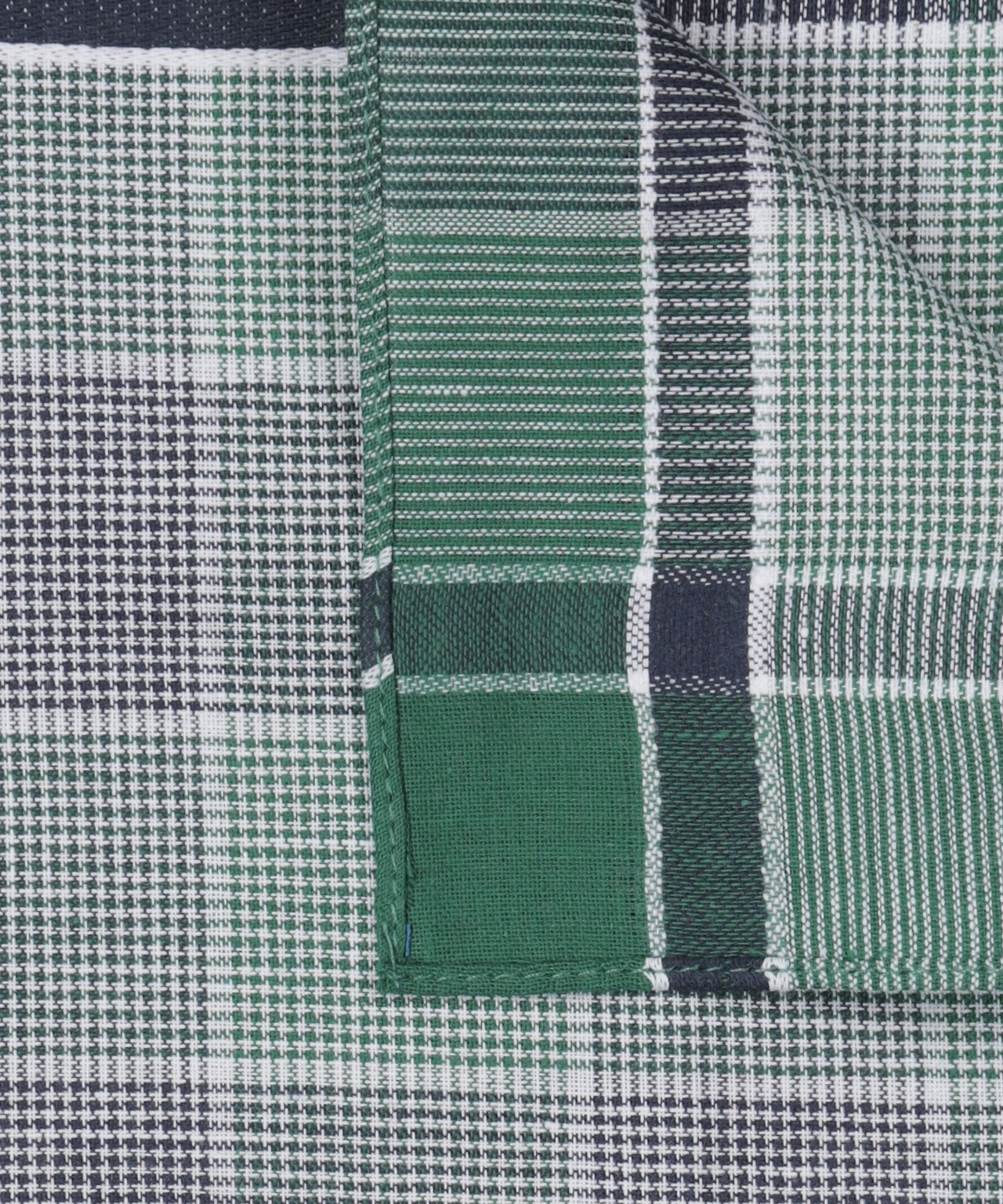 Ruit Zakdoek los | Groen