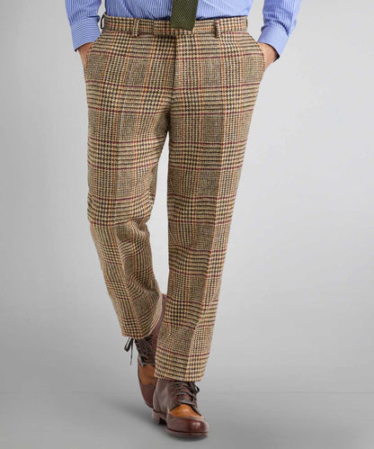 Pantalon Harris Tweed | Lichtbruin houndstooth