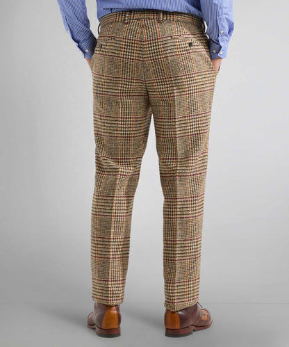 Pantalon Harris Tweed | Lichtbruin houndstooth