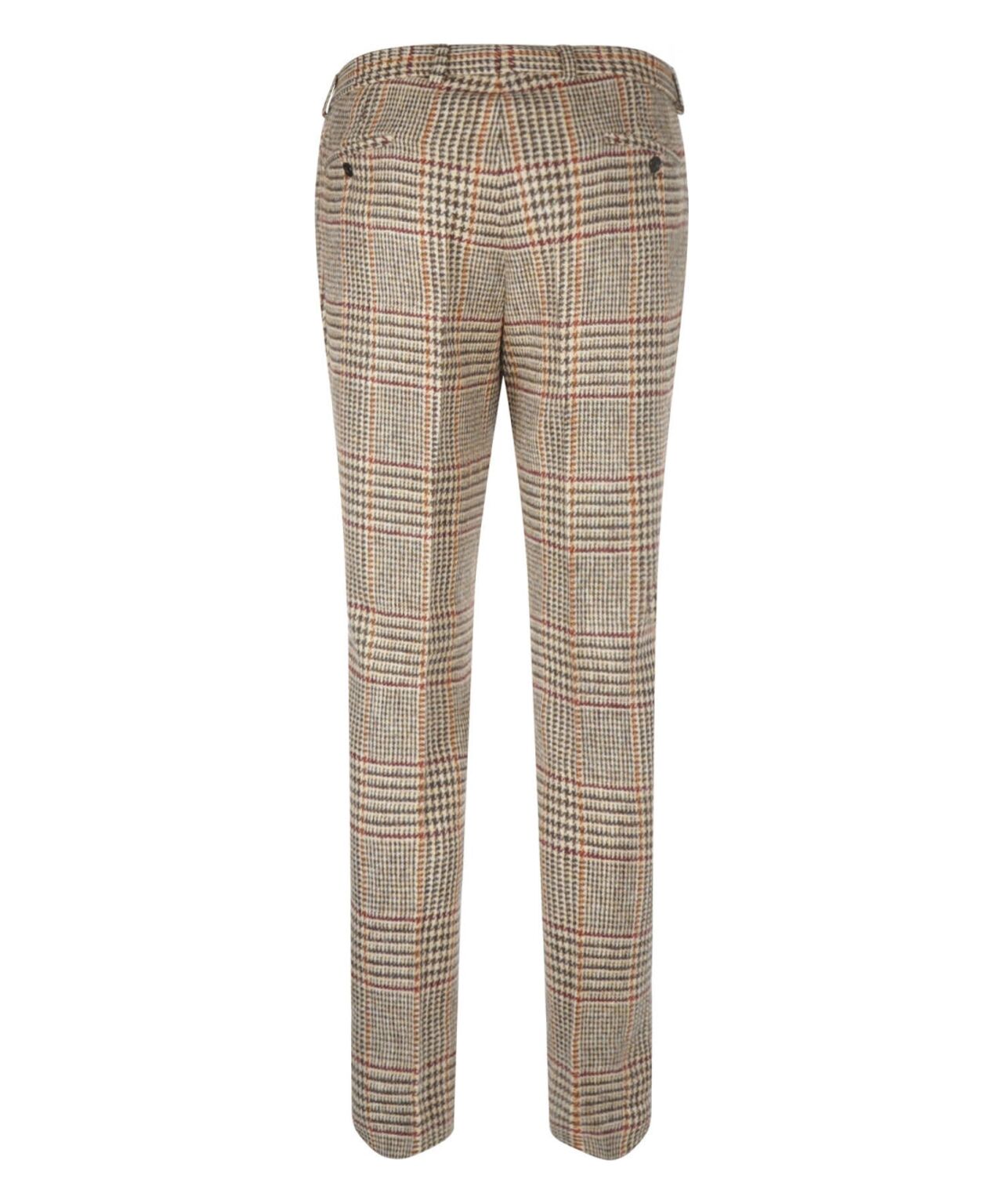 Pantalon Harris Tweed | Lichtbruin houndstooth