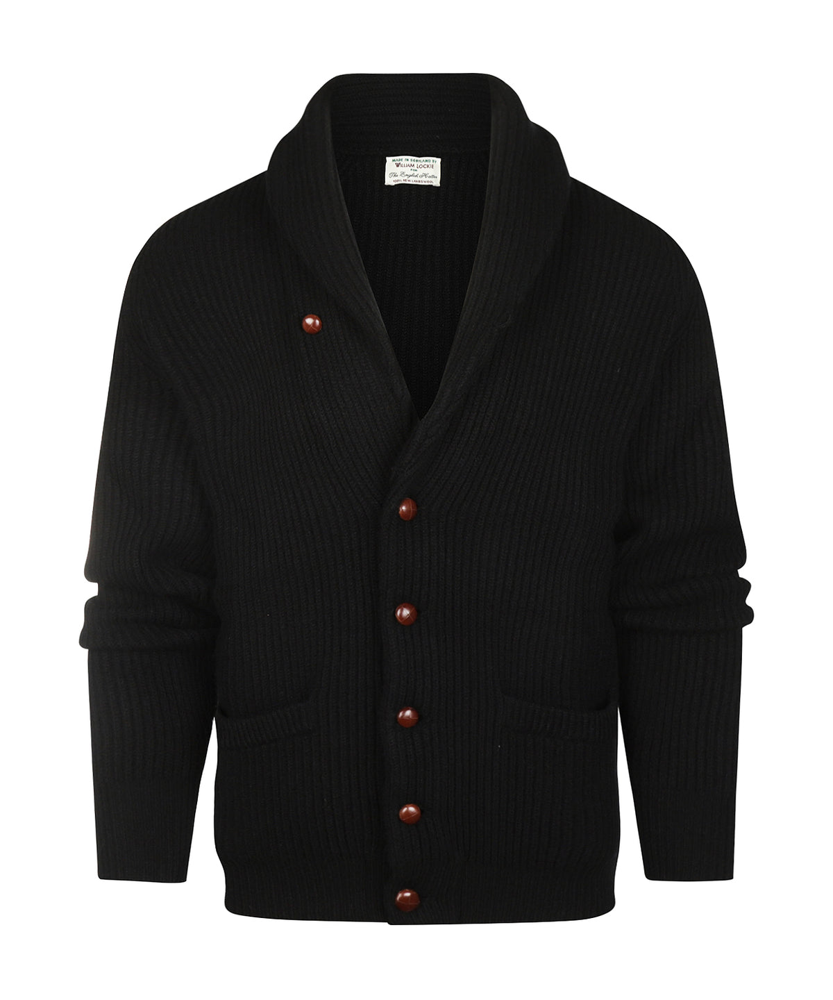 Geelong Shawl Collar Cardigan | Black