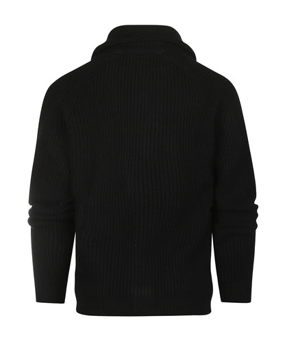 Geelong Shawl Collar Cardigan | Black