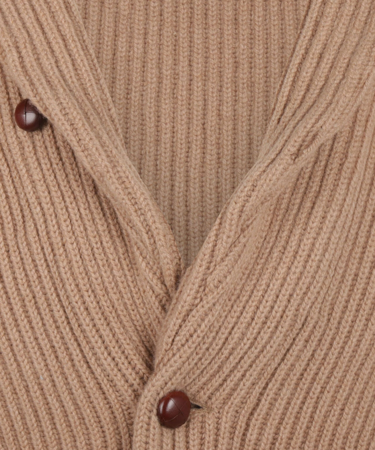 Vest Sjaalkraag | Camel