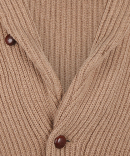 Vest Sjaalkraag | Camel