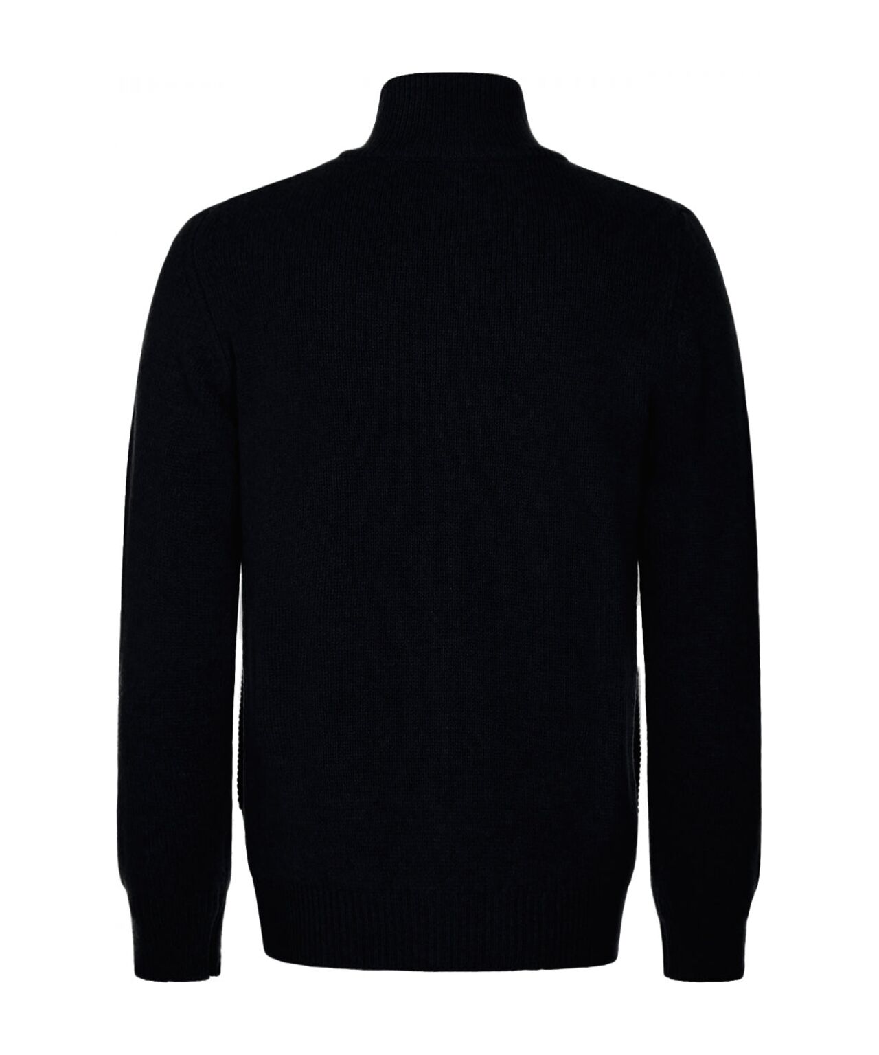 William Lockie Zip Vest Lambswool | Navy Blue