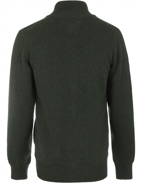 Rits Vest Lamswol | Groen