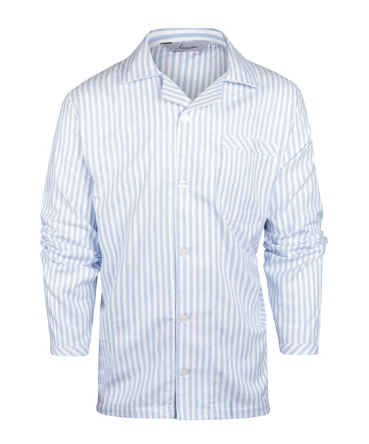 Pyjama | White Light Blue stripe