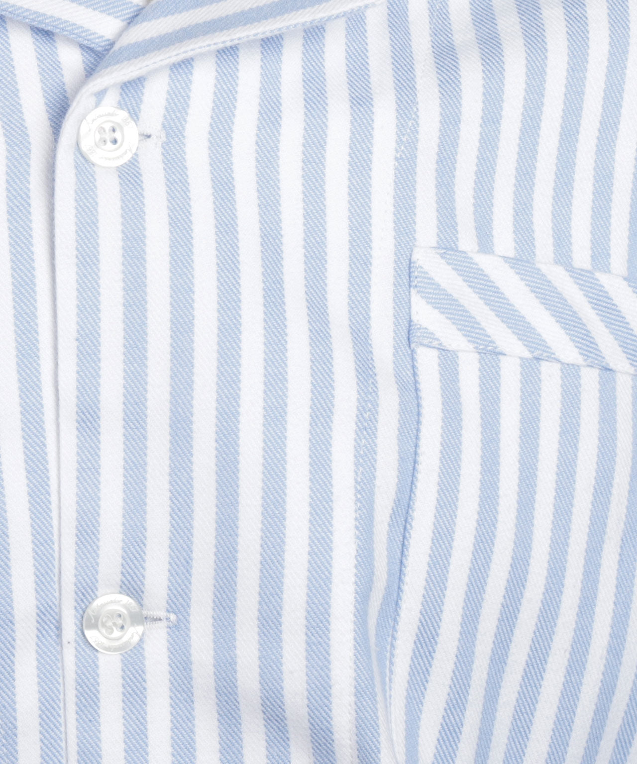 Pyjama | White Light Blue stripe