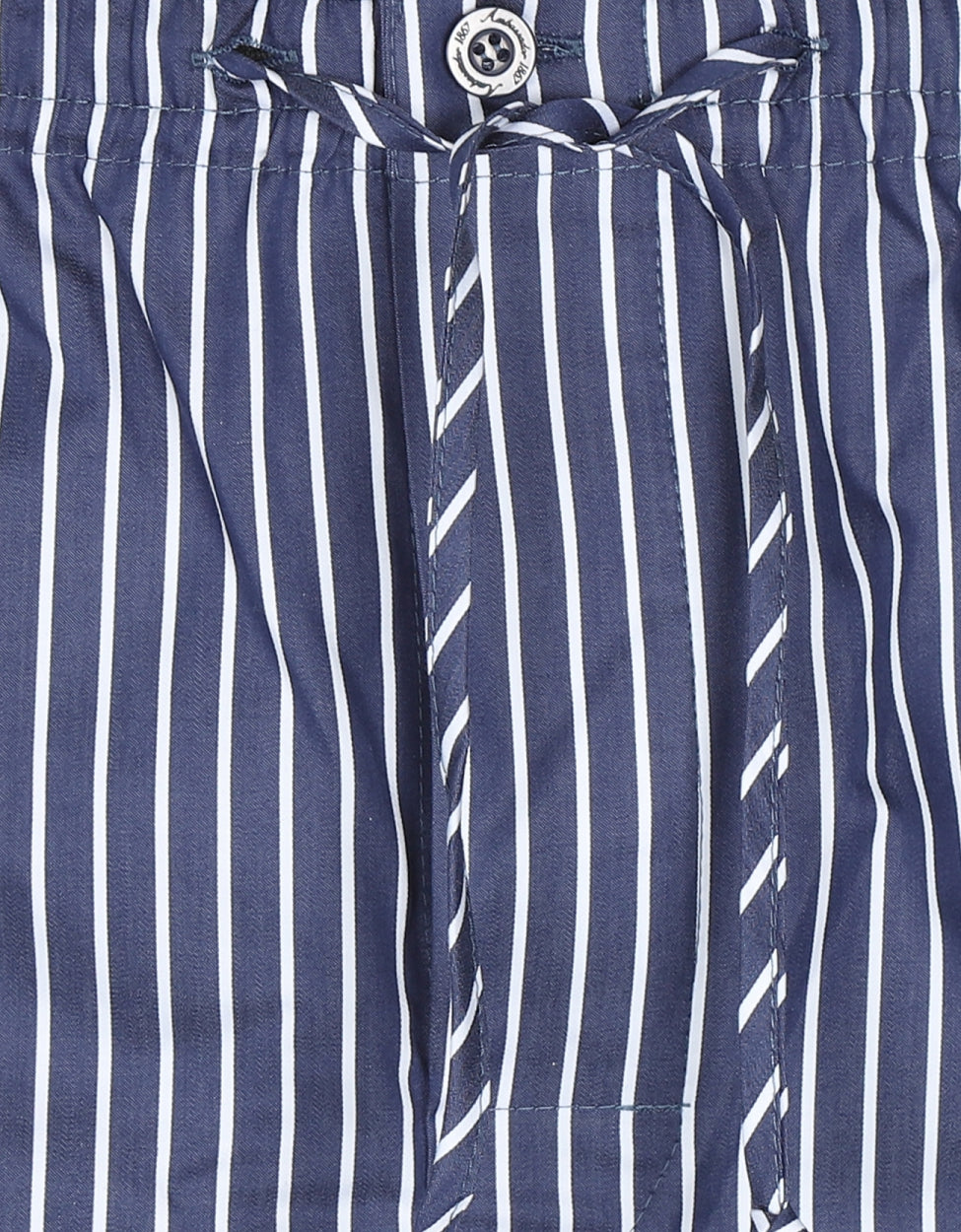 Pyjama | Navy White stripe