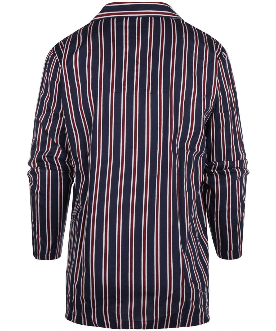 Pyjama | Navy Burgundy/White stripe