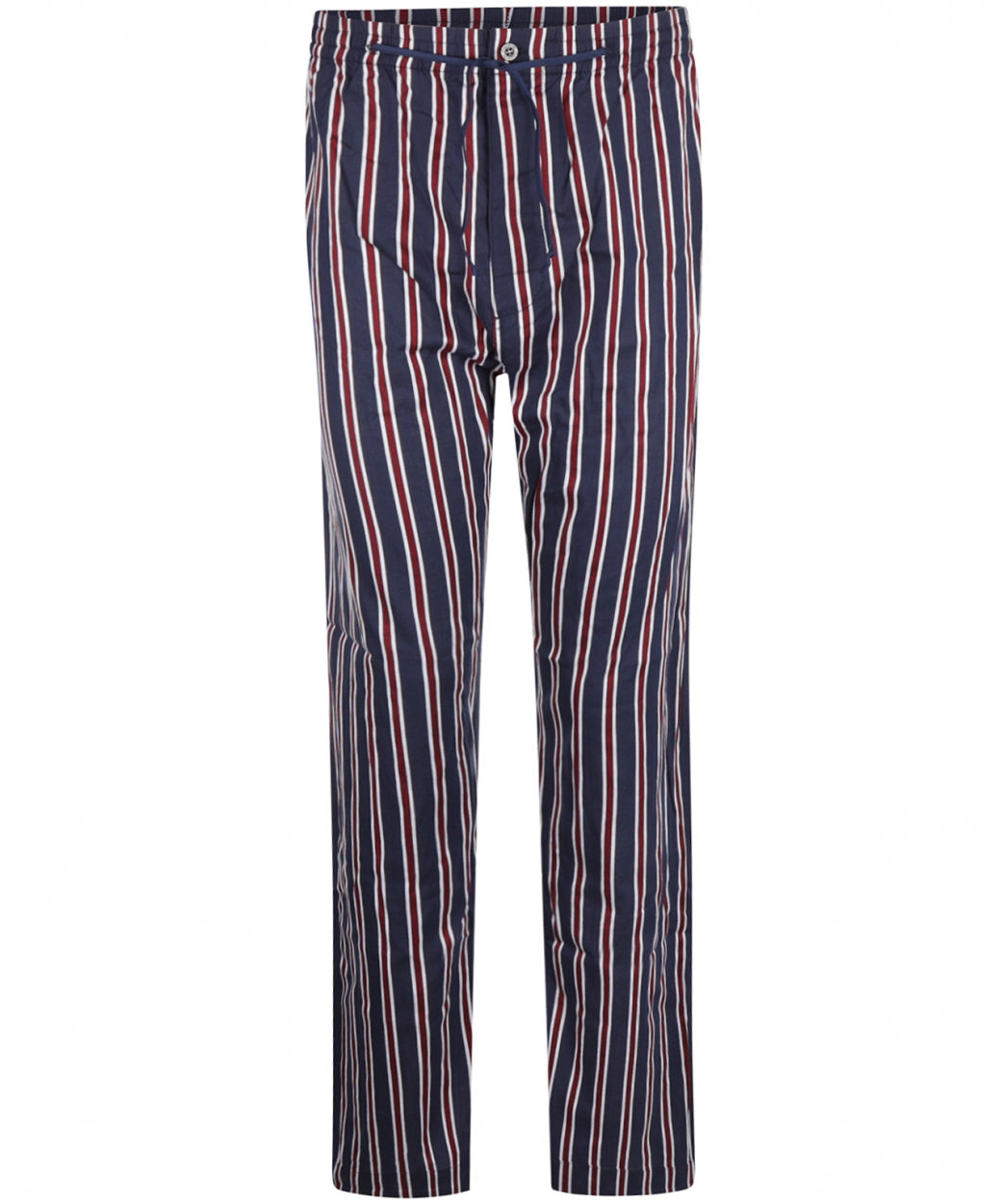 Pyjama | Navy Burgundy/White stripe