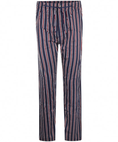 Pyjama | Navy Burgundy/White stripe