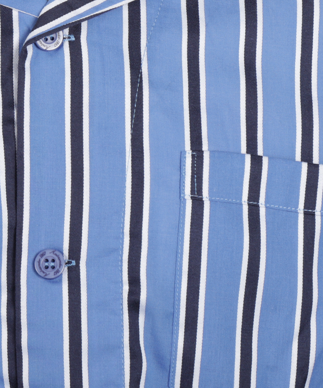 Pyjama | Blue Navy White stripe