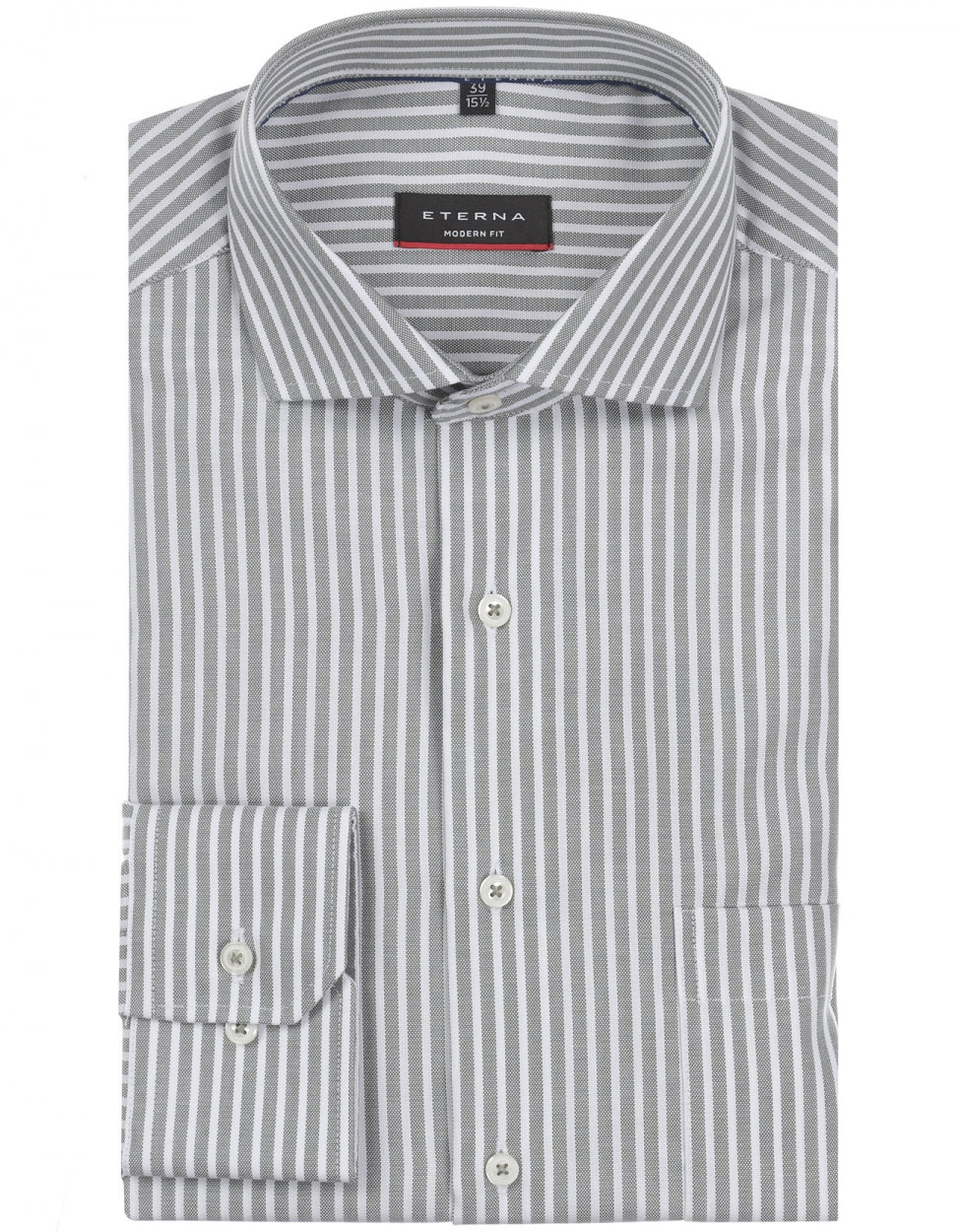 Cover Shirt | Olijf streep