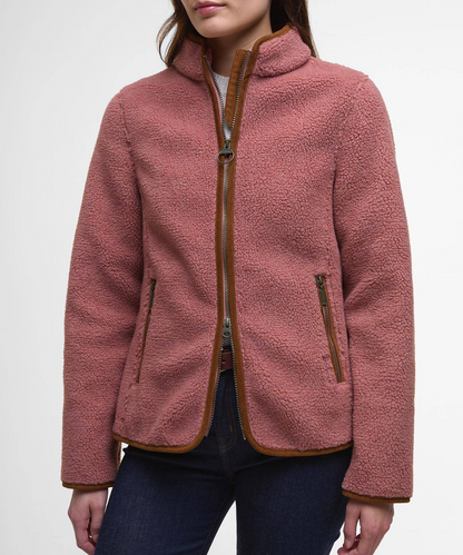 Dames Laven Fleece Pullover | Vintage Pink