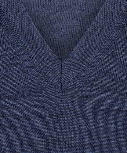 Maerz Pullunder Merinowolle | Blau