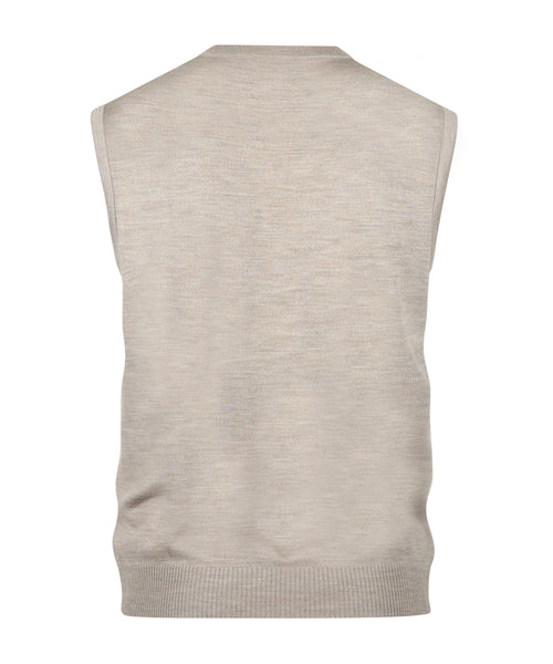 Maerz Slipover Merino Wol | Bruin