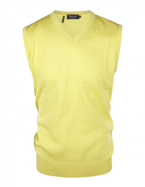 Slipover klassiek Merino wol | Geel