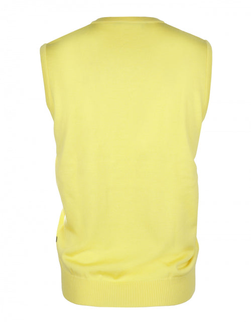 Slipover klassiek Merino wol | Geel