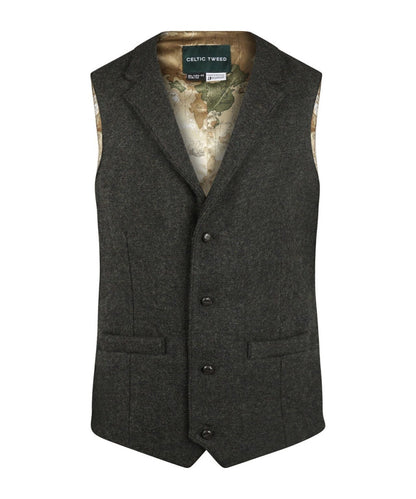 Irish Tweed Gilet | Green