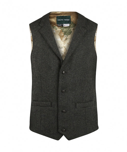 Tweed Gilet | Groen