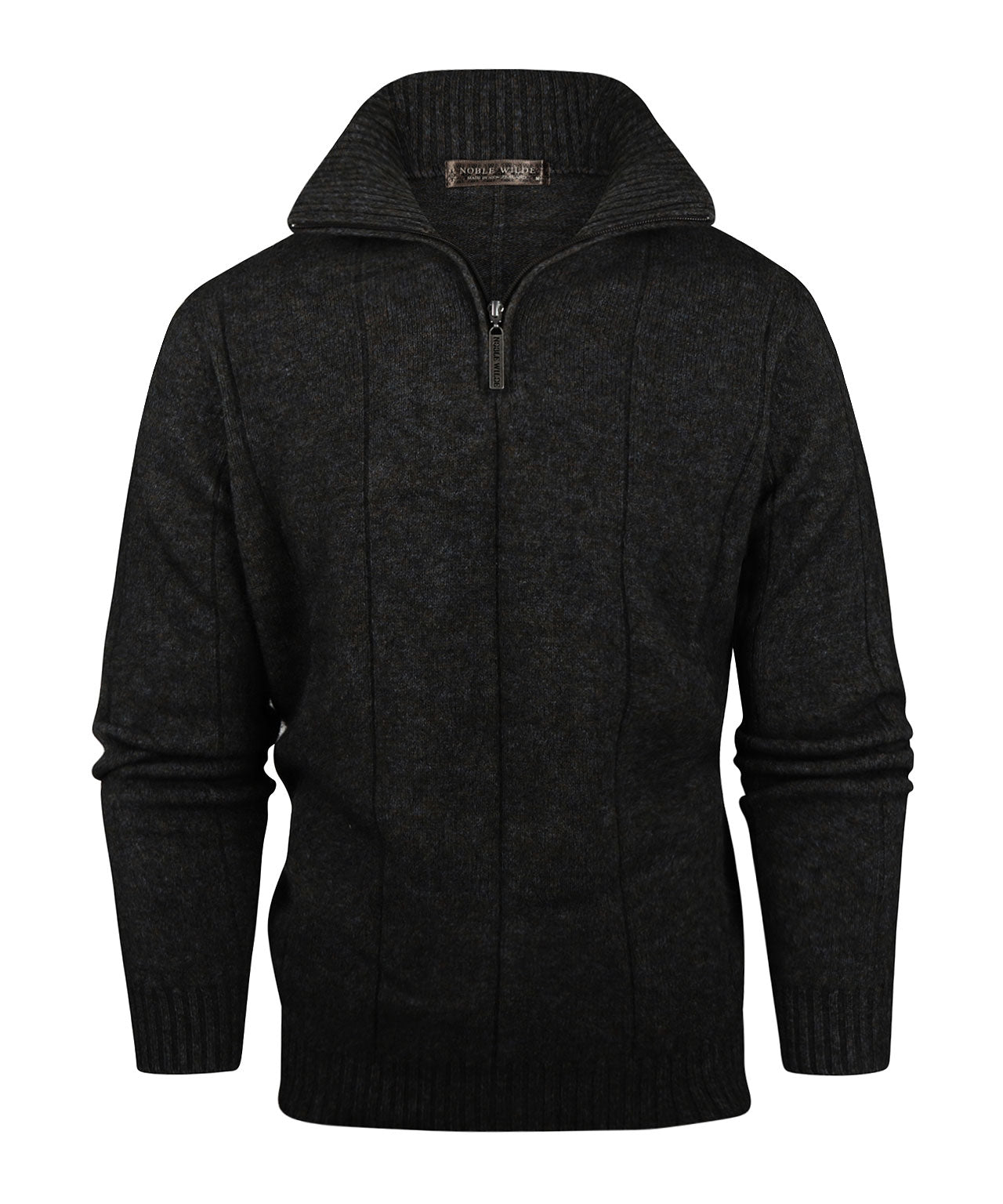 Sweater Javelin high zip | Brown