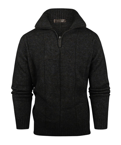 Sweater Javelin high zip | Brown
