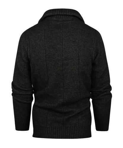Sweater Javelin high zip | Brown