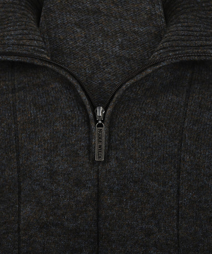 Sweater Javelin high zip | Brown