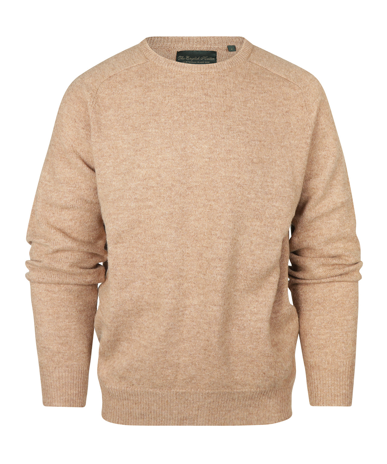 Lamswol Ronde Hals Pullover | Pecan Bruin