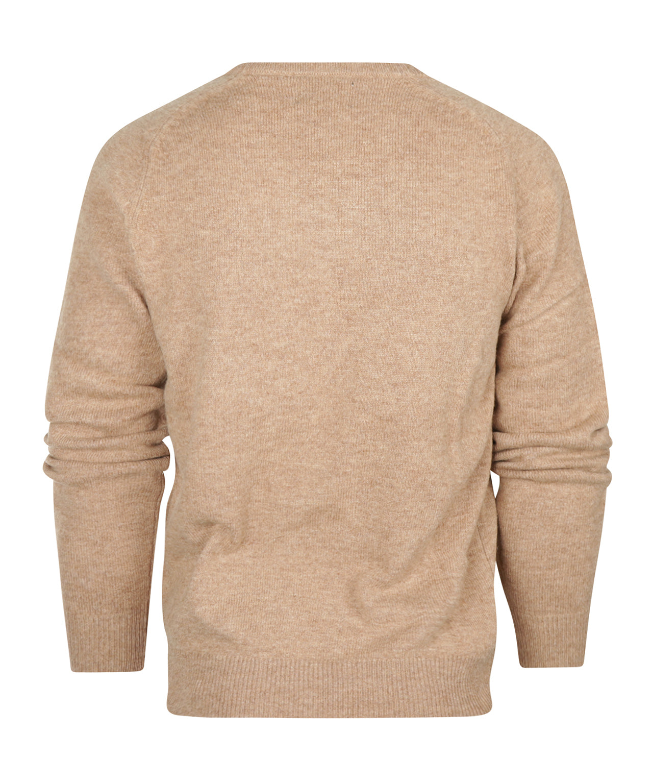 Lamswol Ronde Hals Pullover | Pecan Bruin