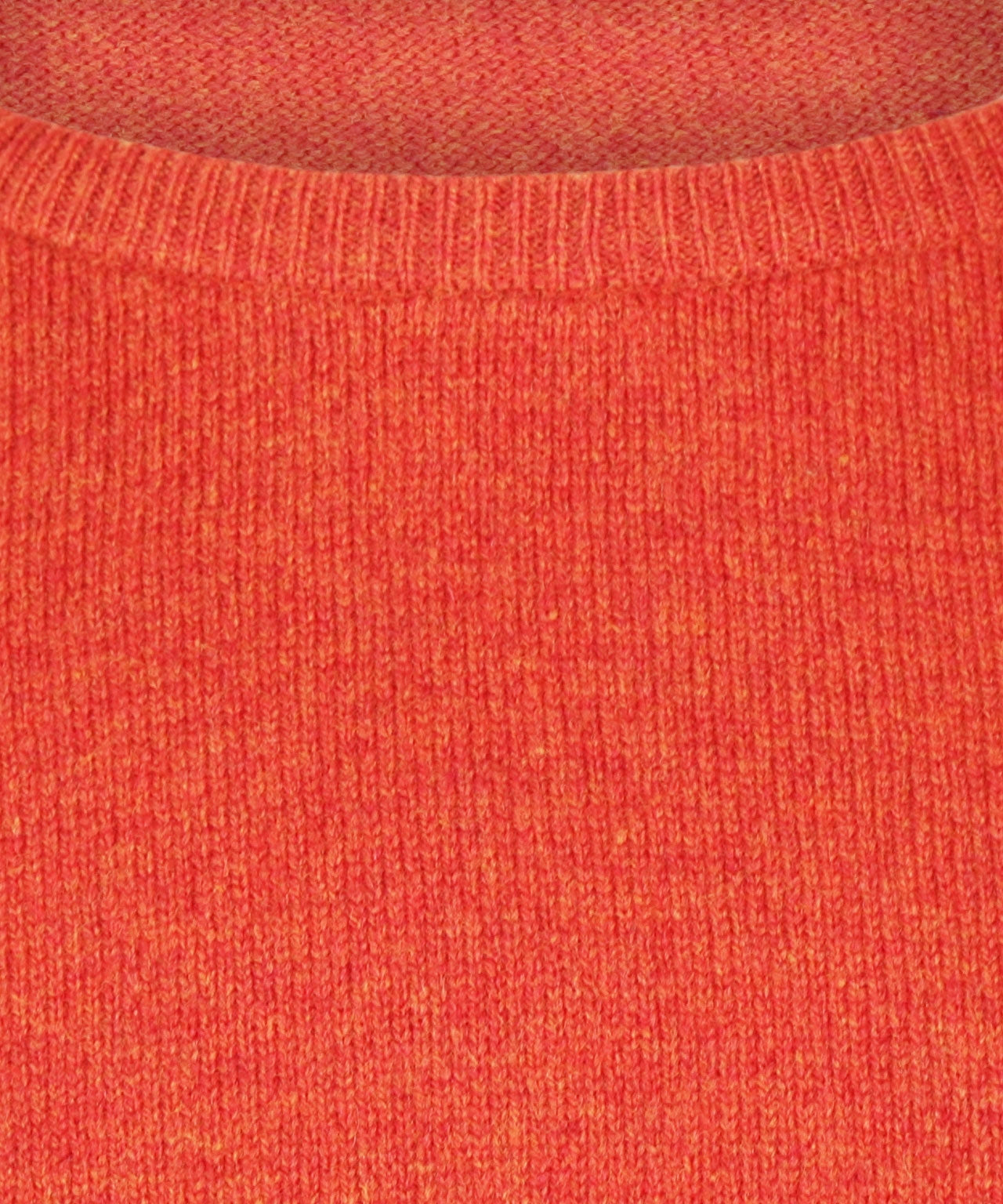 Pullover Lambswool round neck | Red