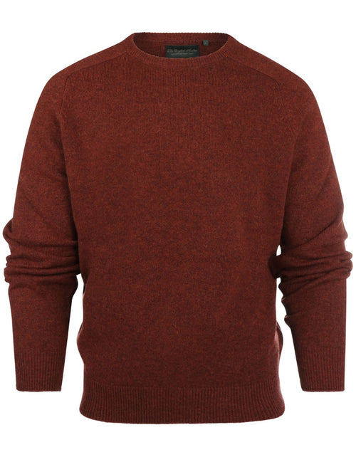 Pullover Lamswol ronde hals | Rood