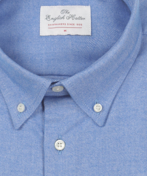 Katoenen Overhemd Button Down Regular Fit | Blauw