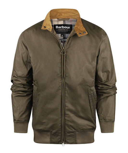 Leichte Wachsjacke Royston | Grün