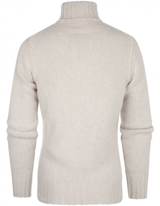 Geelong Kaschmir-Rollkragenpullover | Beige