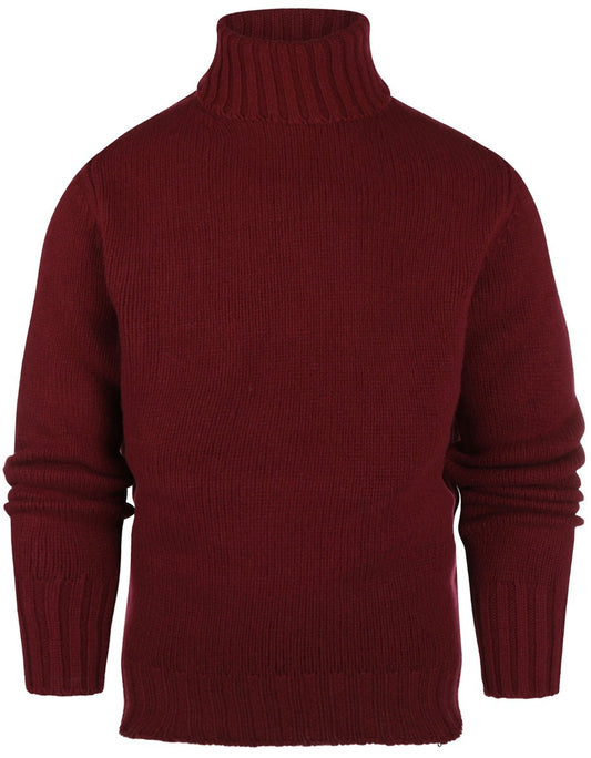 Geelong Kaschmir-Rollkragenpullover | Bordeaux