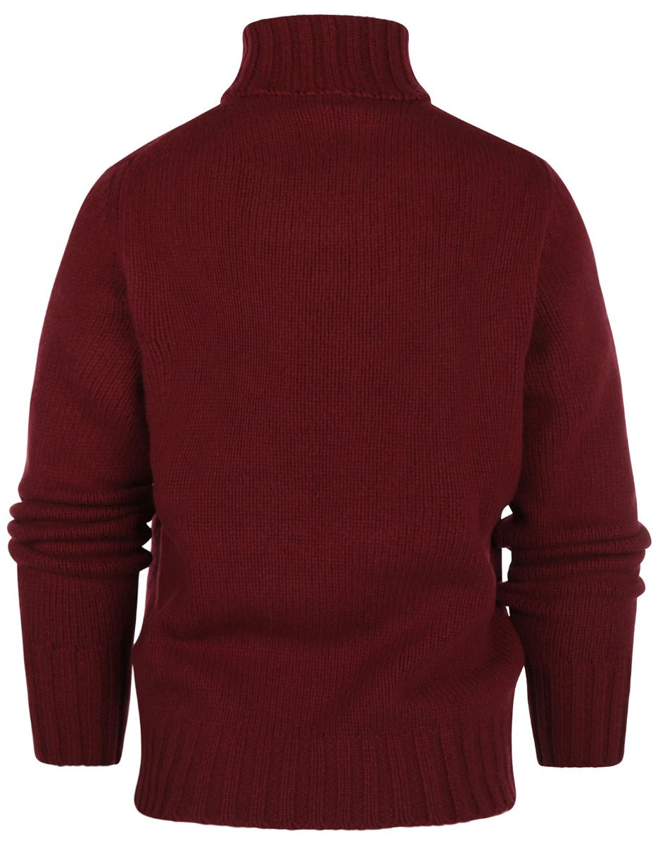 Turtleneck Geelong Cashmere | Bordeaux