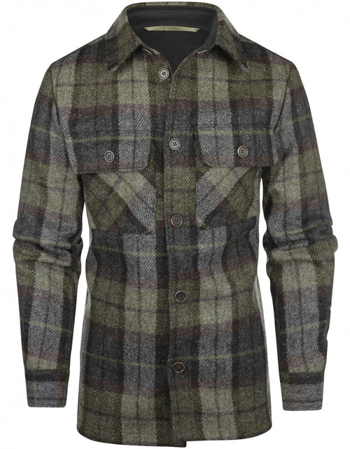 Overshirt tweed | Groen