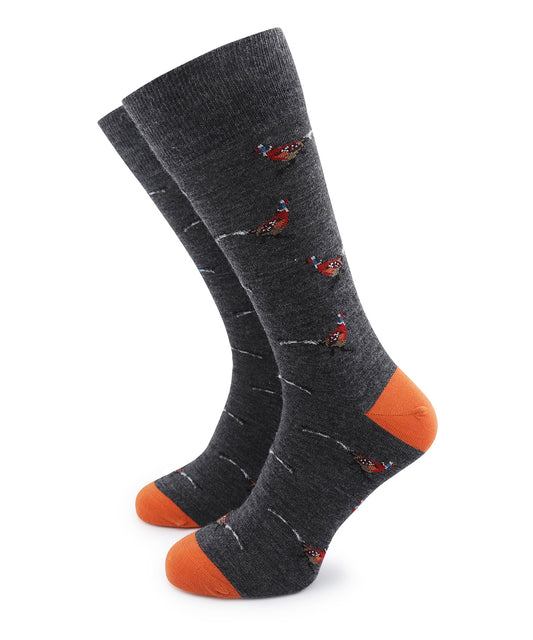 Sokken Wolmix | Fazant Charcoal