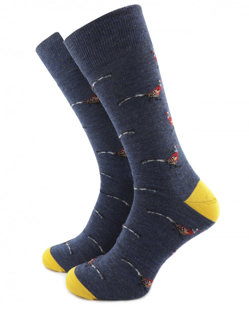Corgi heren sokken | Denim Blauw