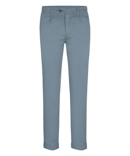 Boston Trousers Pleated and Turn-up | Blue